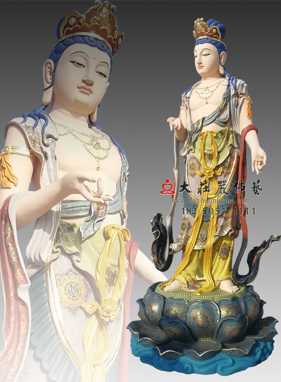 銅雕八大菩薩之除蓋障菩薩 銅雕八大菩薩之除蓋障菩薩