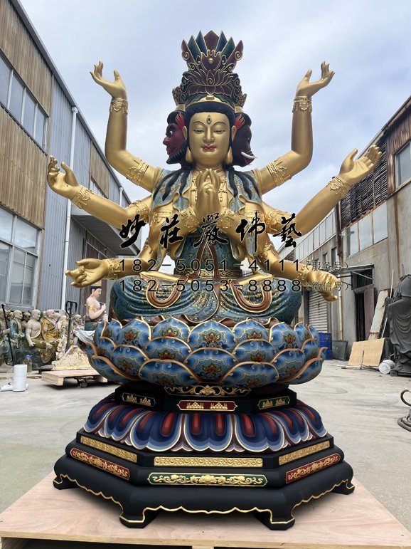 摩利支天彩繪佛像 摩利支天彩繪佛像