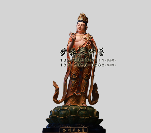 金剛手菩薩塑像 金剛手菩薩塑像